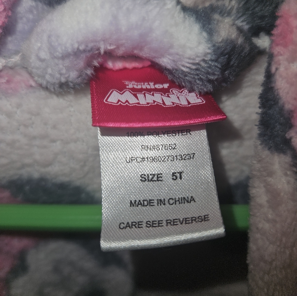 Disney Minnie Mouse Pink Robe - Picture 2 of 3